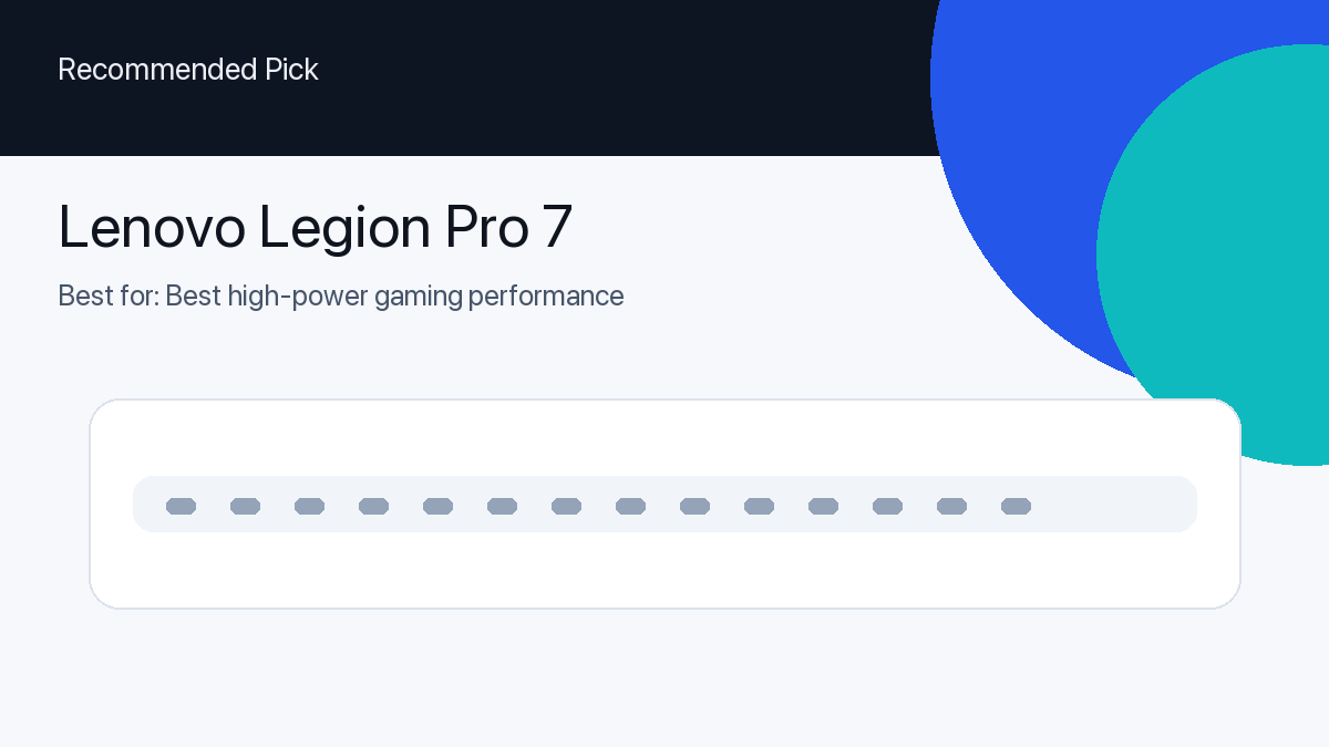 Lenovo Legion Pro 7