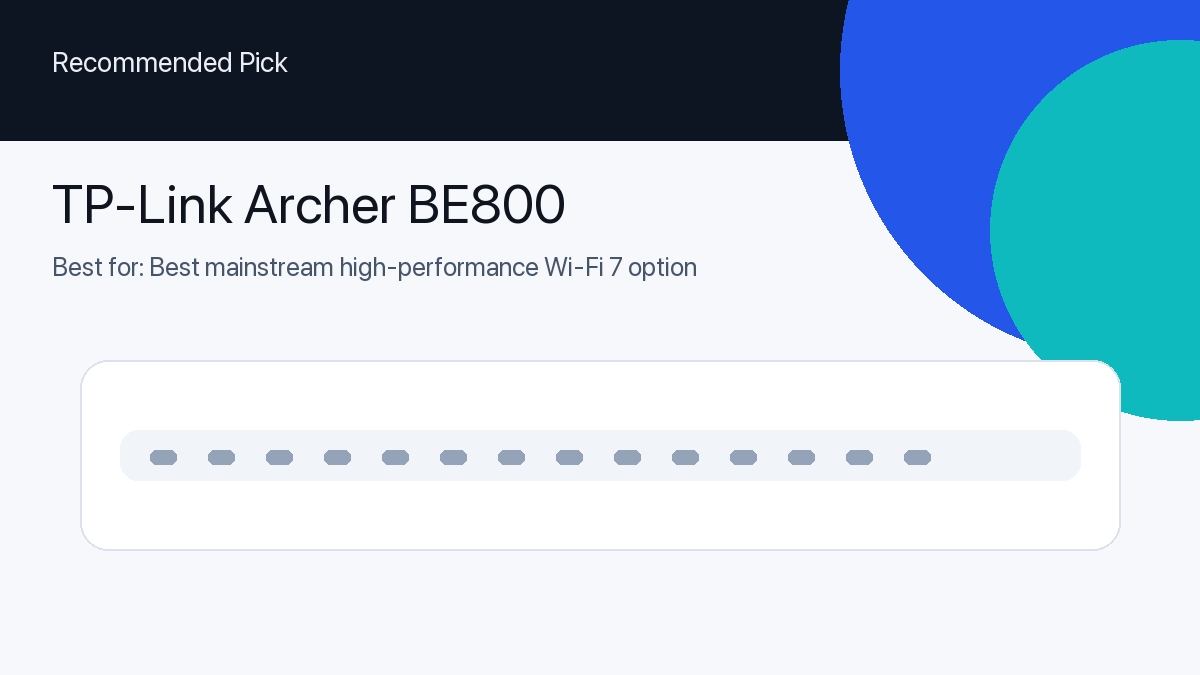 TP-Link Archer BE800