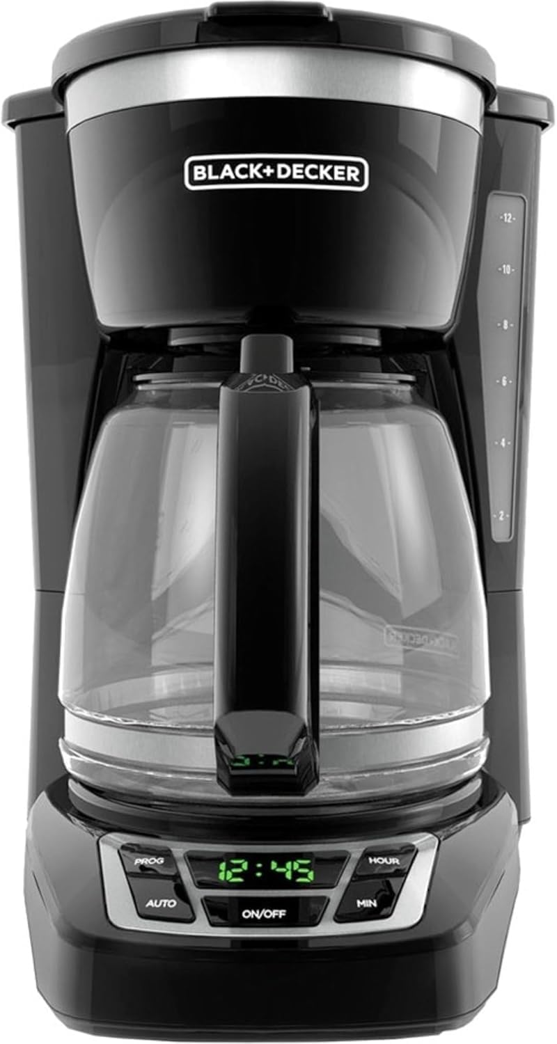 BLACK+DECKER 12-Cup digital coffee maker