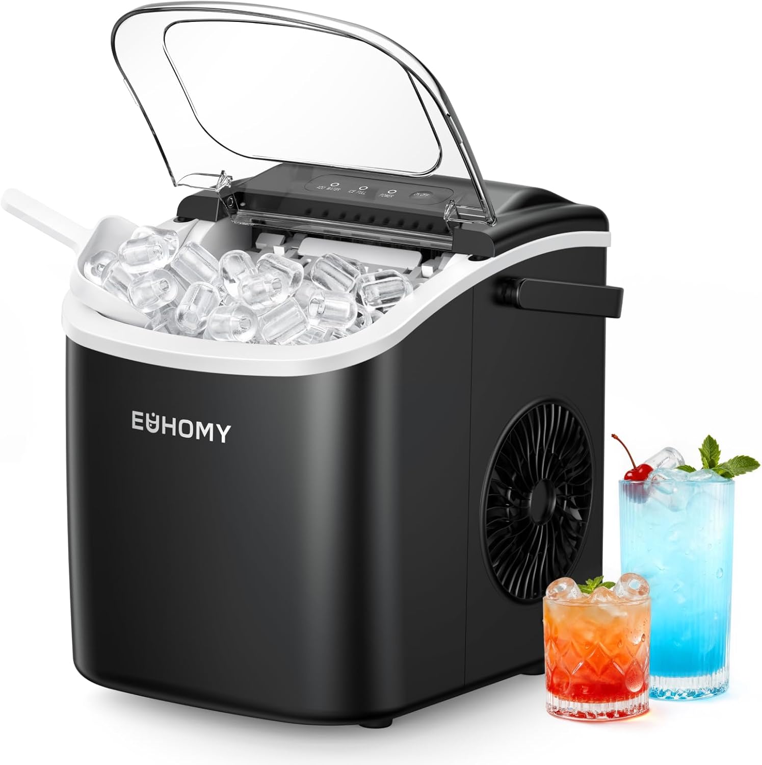 EUHOMY countertop ice maker with handle product image