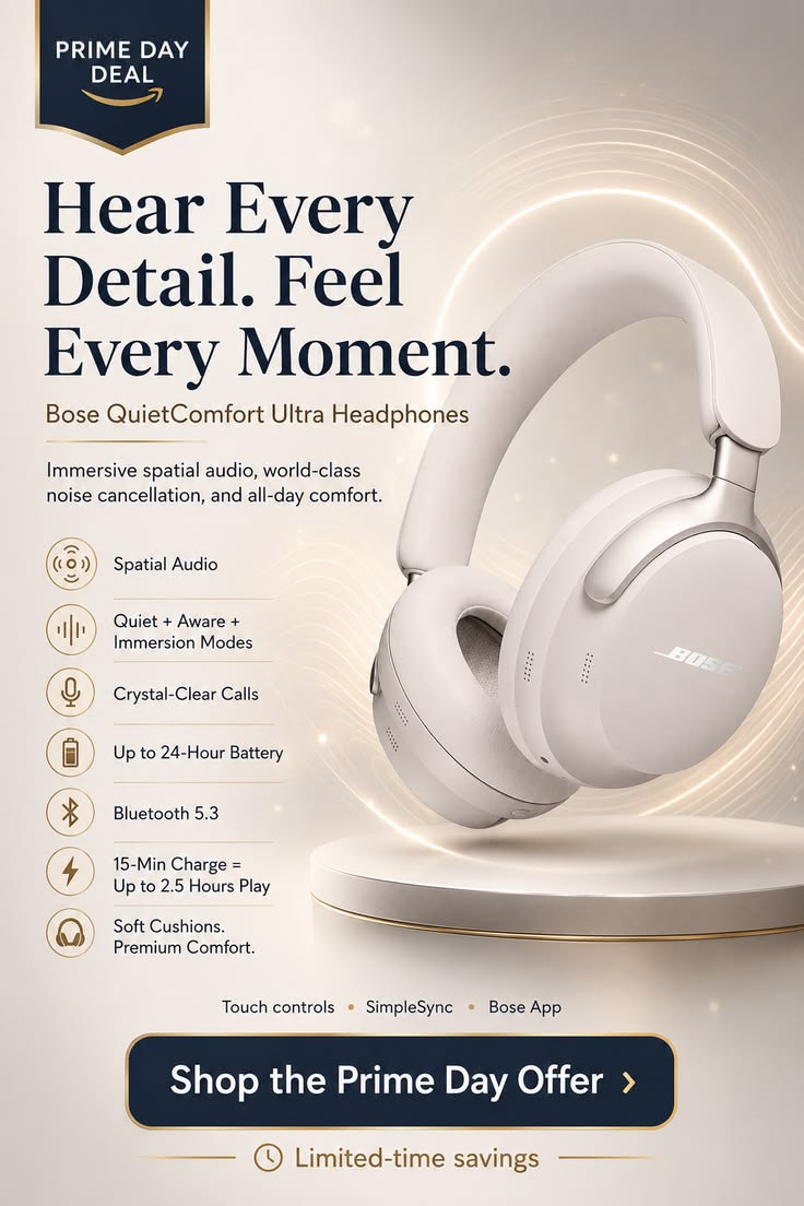 Bose QuietComfort Ultra Headphones Prime Day Deal