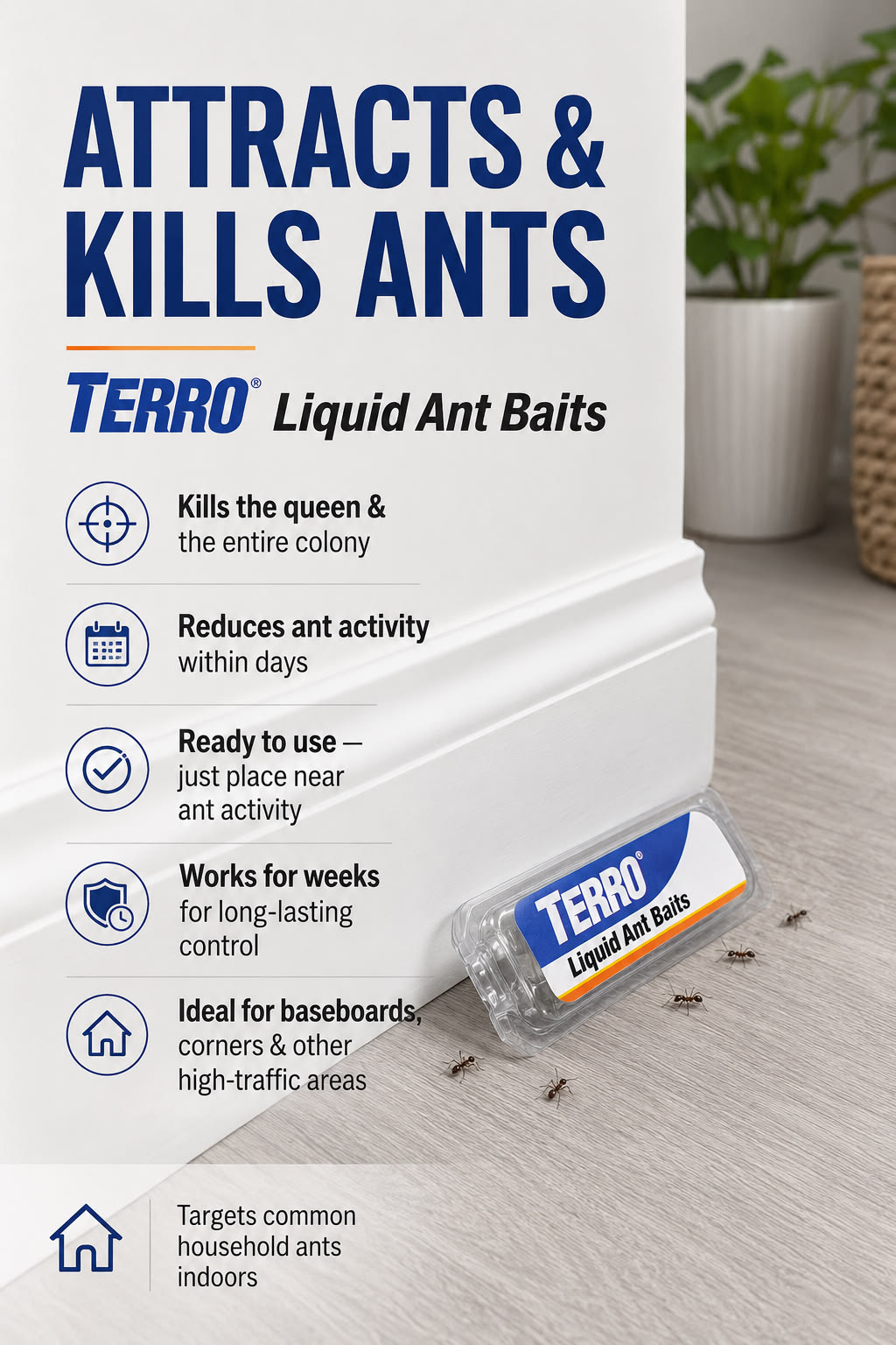 TERRO Liquid Ant Baits for Indoor Ant Control